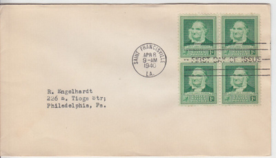 USA FDC 1940 famous scientics