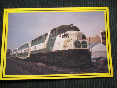 Dieselveturi Go Transit. Loco 544. Postikortti