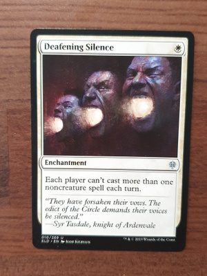 Magic the Gathering Deafening Silence