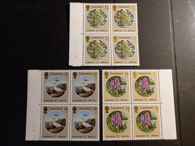GUERNSEY EUROPA CEPT sarja 1986 4löt **