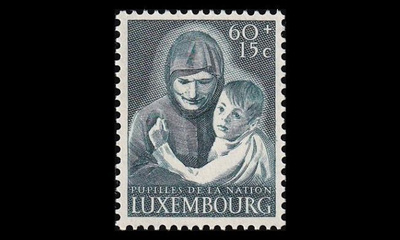 Luxemburg 468 ** Sotaorpojen hyväksi 60+15 C (1950)