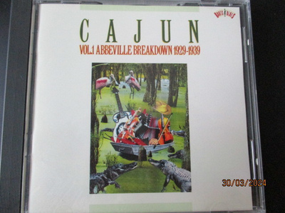 Cajun Vol. 1 Abbeville Breakdown 1929-1939 (CD)