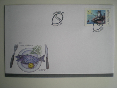 Omakuvamerkki LaPe 9 - FDC Minun Ahvenanmaani 2014