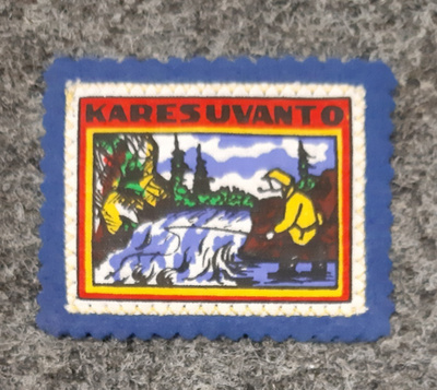 Karesuvanto kangasmerkki