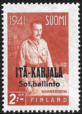 1941 I-K Mannerheim 2 mk Normaali R ** LaPe I-K 18 I