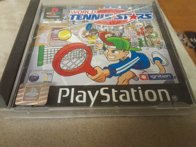 Sony PlayStation 1 World Tennis Stars SLES04039 peli B PAL