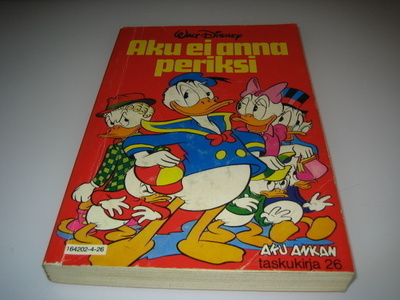 Aku Ankan Taskukirja 26: Aku Ei Anna Periksi 2p