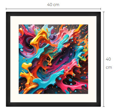 Uusi uniikki Pop art print taulu 40 cm x 40 cm