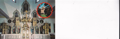 Joensuu , ortodoksinen kirkko, sisäkuva,   b706