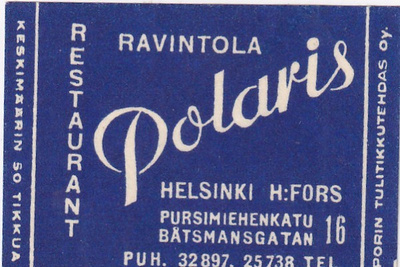 Helsinki, Ravintola Polaris   2/9