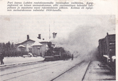 LAHTI ASEMA TEHTY SANOMALEHTI LEIKKEESTÄ KORTIKSI