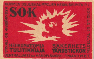 SOK, Suomen Osuukaupojen Keskuskunta r.l.  3/14