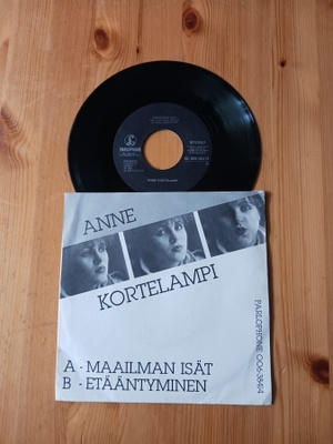 Anne Kortelampi – Maailman Isät 7" ps 1982 Prog Rock