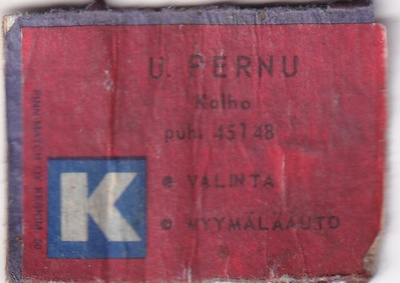 Kolho, U, Pernu    s33