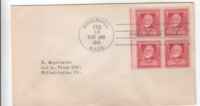 USA FDC 1940 Poets