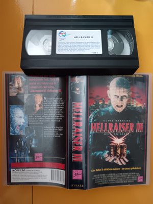 Hellraiser 3 [VHS] Ruotsi kasetti