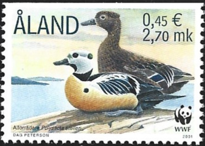Åland 2001 ÅV 9  WWF Allihaahka  2,70 mk ** LaPe 184