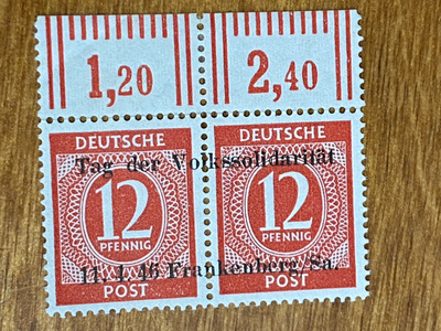 SAKSA FRANKENBERG 1946 PARI**