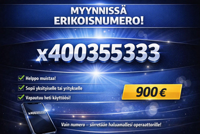 Myynnissä erikoisnumero: x400355333
