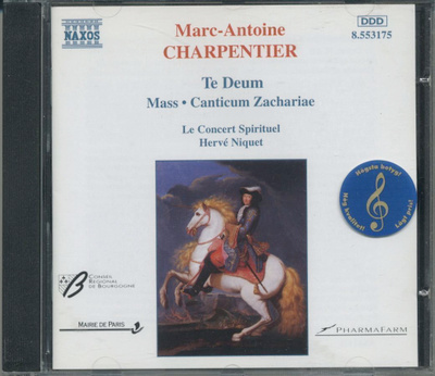 CHARPENTIER: Te Deum • Messu • Benedictus – Naxos CD 1997