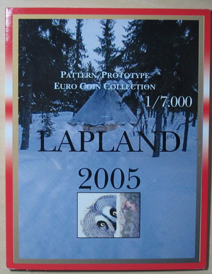 2005 LAPLAND 1c- 2€ koe-euro kansiossa