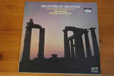 Sviatoslav Richter/ Borodin Quartet:Brahms PianoQuintet LP.