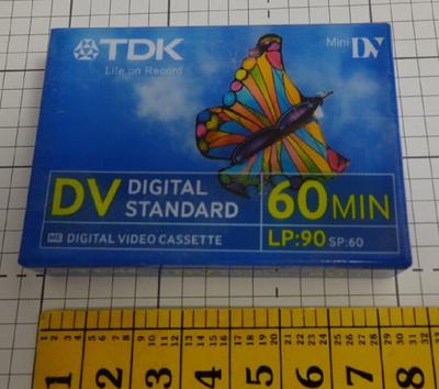 sek, TDK Digital Video Casette - 60 min - UUSI / New