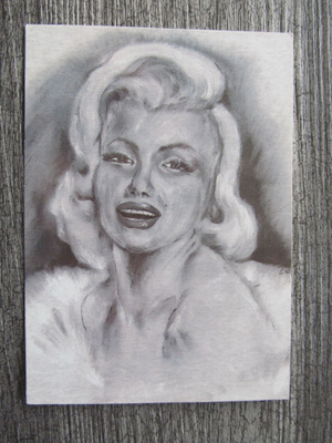 MARILYN MONROE.....piirroskortti.