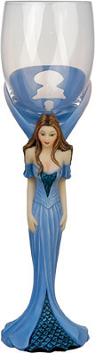 WINE GLASS BLUE ANGEL 25CM	(21 100)	(ang-727)