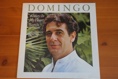 Placido Domingo:Always In My Heart/Siempre En Mi Corazon-LP.