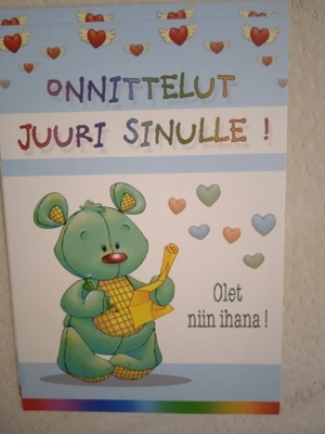 no 1 - onnittelut  juuri sinulle
