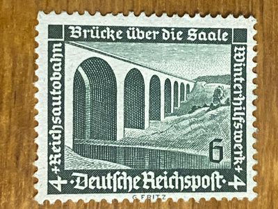 SAKSA REICH 1936 TALVIAPU MERKKI**