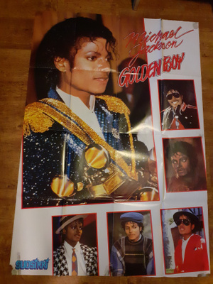 Michael Jackson / Indiana Jones jättijuliste