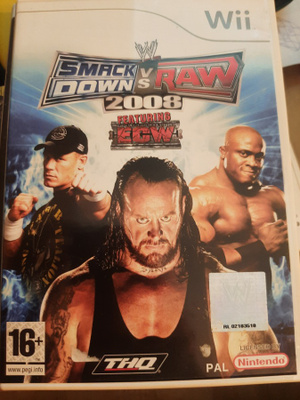 WII Smackdown vs Raw 2008 CIB