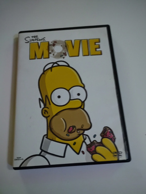 The Simpsons movie dvd