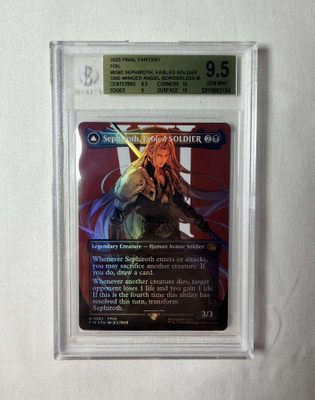 Magic the Gathering Sephiroth Fabled SOLDIER BGS 9.5