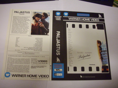 Vhs kansipaperi Fix - PALJASTUS (Sis.postikulut)