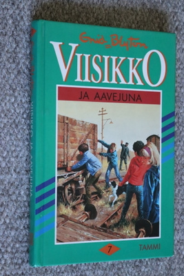 Enid Blyton : Viisikko ja aavejuna ( 1993 10. painos)