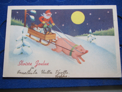 Iloista joulua. Postikortti