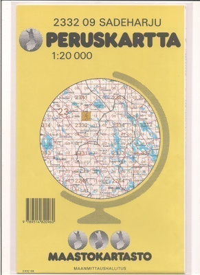 Peruskartta 1:20 000 Sadeharju