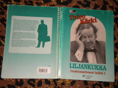 Nuottikirja - TOIVO KÄRKI - Liljankukka - 1992 (80 laulua)