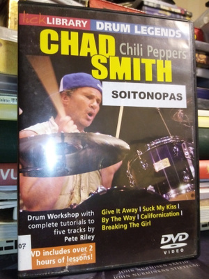 DVD : Learn To play CHAD SMITH -  Red Hot Chili peppers