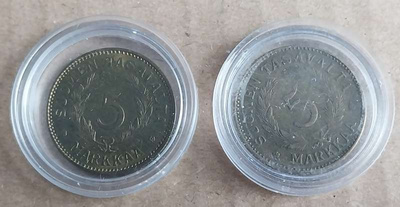 5 markkaa 5 mk 1946