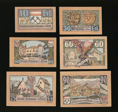 Itävalta 10, 30, 50, 60, 75, 90 Heller, Schwaz, 3. painos_b