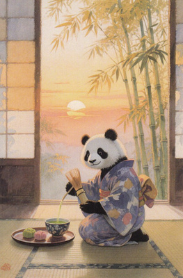 Panda ja teeseremonia