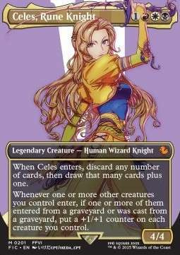 Magic the Gathering Celes Rune Knight Borderless