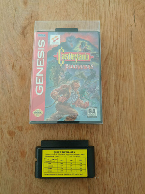 Castlevania: Bloodlines (CIB)+ Super Mega-Key region free ad