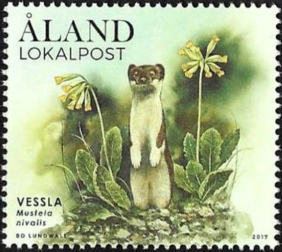 ÅL 2017  ÅV 28  Metsän nisäkkäitä  Lokalpost  **  LaPe 433