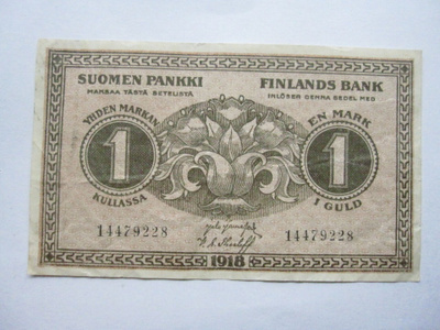 1 markka 1918