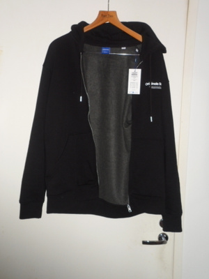 Uusi Huppari Jack & Jones miesten musta XL